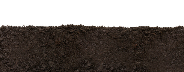 Soil patch texture isolated. Earth Day - April 22	 - obrazy, fototapety, plakaty