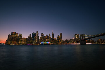 Fototapeta na wymiar Manhattan at Night