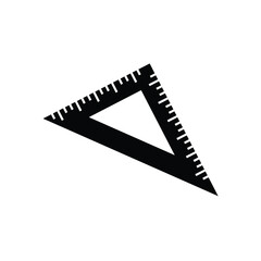 ruler, icon, vector, design, template, illustrasi, logo, flat, style, trendy, collection