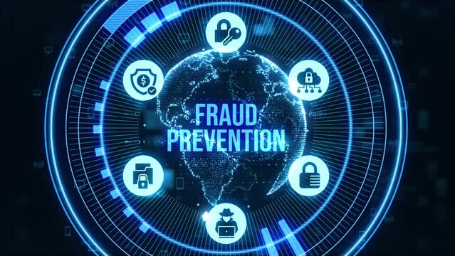 Cyber security data protection business technology privacy concept. Fraud prevention.