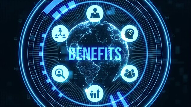 Employee benefits help to get the best human resources. Business concept.
