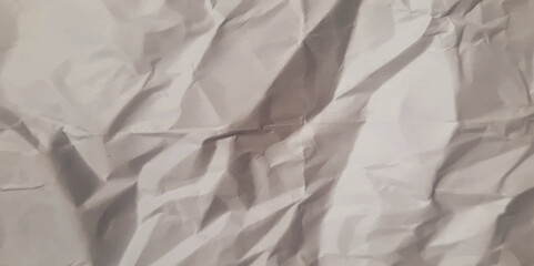 White paper texture . White wrinkled paper texture. White crumpled paper texture . White crumpled and top view textures can be used for background of text or any contents .