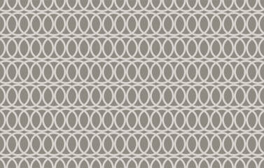 Fototapeta premium Seamless vector pattern. Line seamless pattern background. Elegant Textile swatch Modern lux Fabric design. Round shape Vector illustration. Abstract geometric texture. Light Beige Grey 10 eps. Tile
