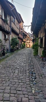 street in Eguisheim old town