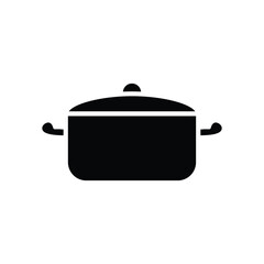frying pan, icon, vector, design, template, illustrasi, logo, flat, style, trendy, collection