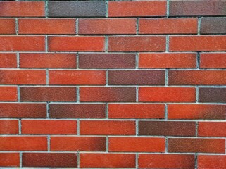 Unique red brick wall background