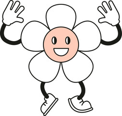 Walking Flower Character