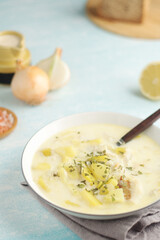 Cullen Skink, traditional fish soup, Scottish cuisine