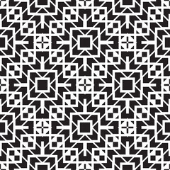 Vector seamless models. Modern stylish texture. Composition from regularly repeating geometrical element. Monochrome, simple. Vector illustrations.