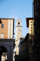 Obraz premium Old houses in Pisa, Italy 