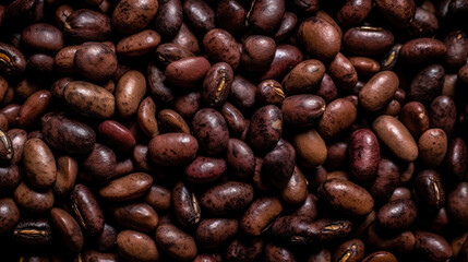 Obraz premium black and white beans created with Generative AI technology