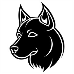 Dog Black and White color