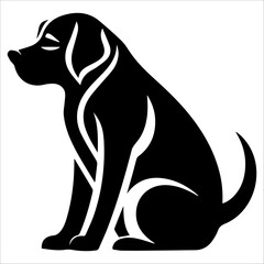 Dog Black and White color