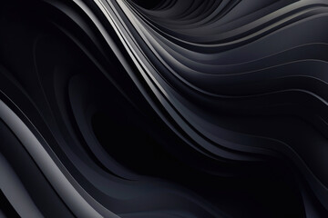 Dark gray abstract modern background. AI Generated