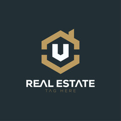 Real estate , construction letter mark logo design