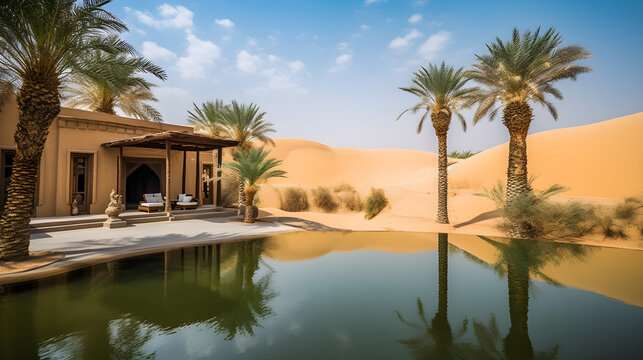 oasis in the desert Generative AI