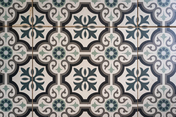 Fototapeta premium Beautiful ceramic tile design home decorative for floor, wall interior building and kitchen, bathroom ceramic wall tiles background texture or the wallpaper.