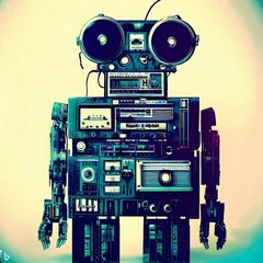 Fototapeta premium Vintage Robot Toy