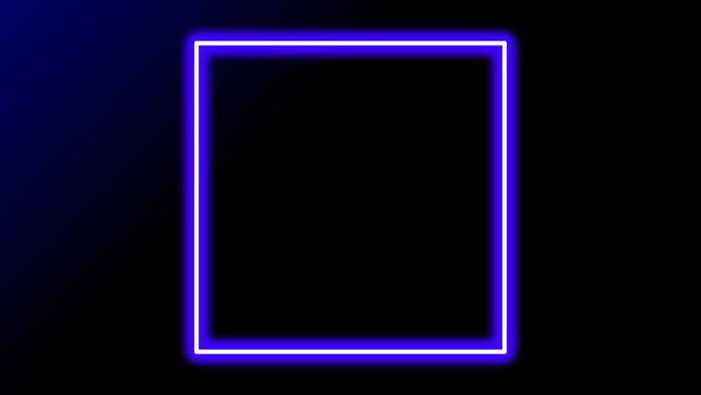 Basic shape Rectangle, triangle, circle Neon Futuristic sign frame colourful vector transparent file wallpaper	
