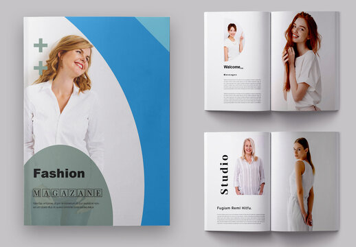 E Book Fashion Magazine Template