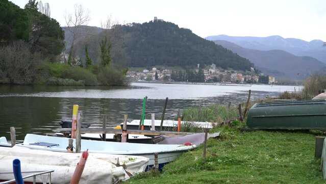 Veduta del lago di Piediluco, Terni, Umbria