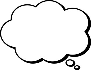 Shadow comic speech bubble. Idea box 