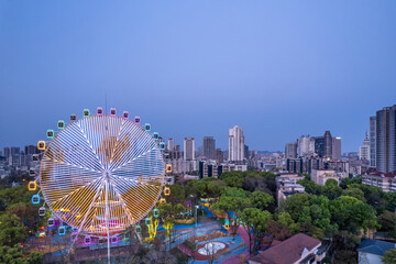 Cityscape of Zhuzhou, Hunan Province, China