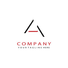 abstract letter A logo template, vector file eps 10, text and color is easy to edit
