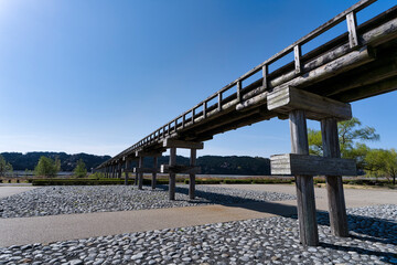 大井川の蓬莱橋