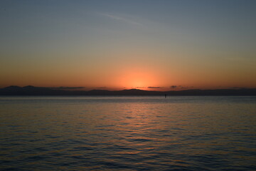 Naklejka premium Sunset