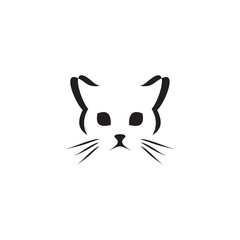cat logo vector symbol design