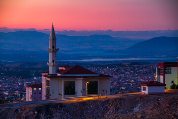 mosque in the mountains