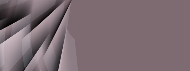 Obraz premium Geometric pastel color banner with abstract shapes