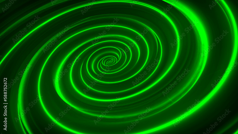 Aufkleber the whirlpool. metallic silk water spiral. concentric optical illusion. abstract point digital wave 