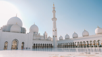 Sheikh Zayed Mosque in Abu Dhabi 