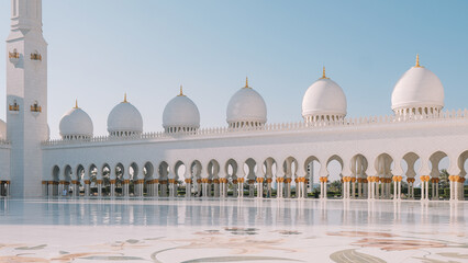 Obraz premium Sheikh Zayed Mosque in Abu Dhabi 