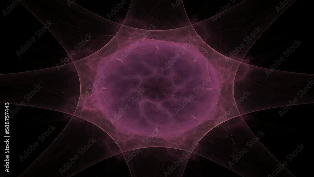 Poster abstract background with animated shapes and circles