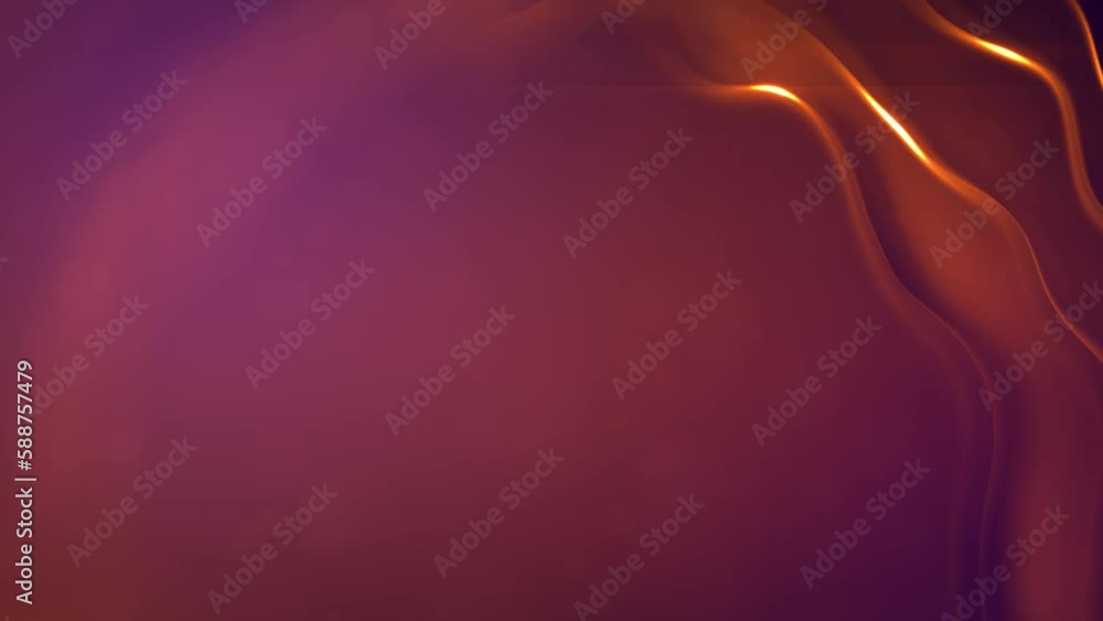 Aufkleber bright yellow and rose abstract shifted soft shapes bokeh bg - loop video