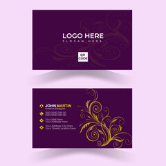 Creative Business card template design for corporate business, Creative and Clean Business Card Template.Vector modern creative simple and clean business card design, Horizontal and vertical layout,