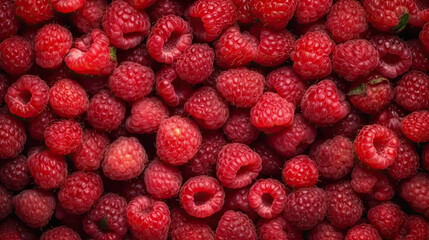raspberries on the vine created with Generative AI technology