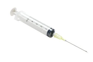 New Plastic Syringe Isolated - 588759463