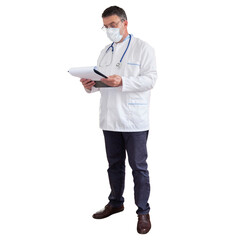Doctor Reading Results of Exsams - 588759466