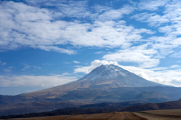 Hasan Mountain near the Aksaray city in Turkey  