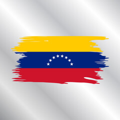 Illustration of venezuela flag Template