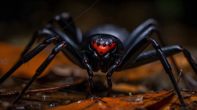 The Danger Redback spider. Generative AI