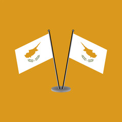 Illustration of cyprus flag Template