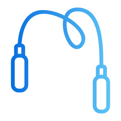 jumping rope gradient icon
