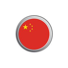 Illustration of china flag Template