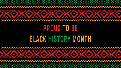 Black history month social media post	
