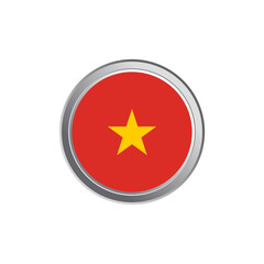 Illustration of vietnam flag Template